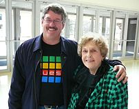 KSFF President Bill Shaffer with donor June Windscheffel, Topeka, KS