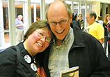 Louise Langberg of St. Paul, MN, with Keith Goering, Iola, KS