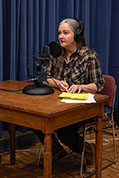 Cordelia Brown, hostess of conversations on KPR's Live Performance Studio